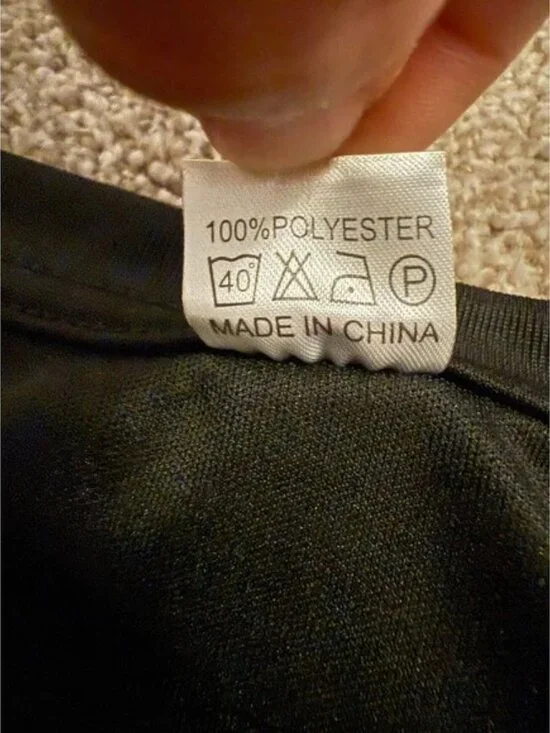 NWOT Long Sleeve Black "Let Freedom Ring" T-Shirt Men's Large - Picture 4 of 5